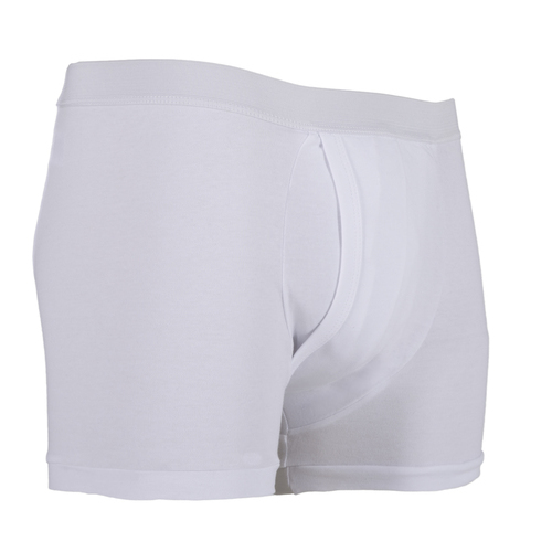Mens Padded Trunk With Built in Pad- WHITE (6001W)