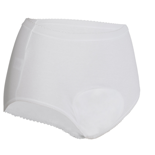 Ladies WHITE Incontinence WATERPROOF Briefs Pants Knickers Hospital - UK  MADE